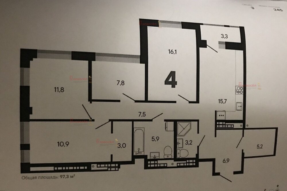 Екатеринбург, ул. Блюхера, 38 (Втузгородок) - фото квартиры (1)