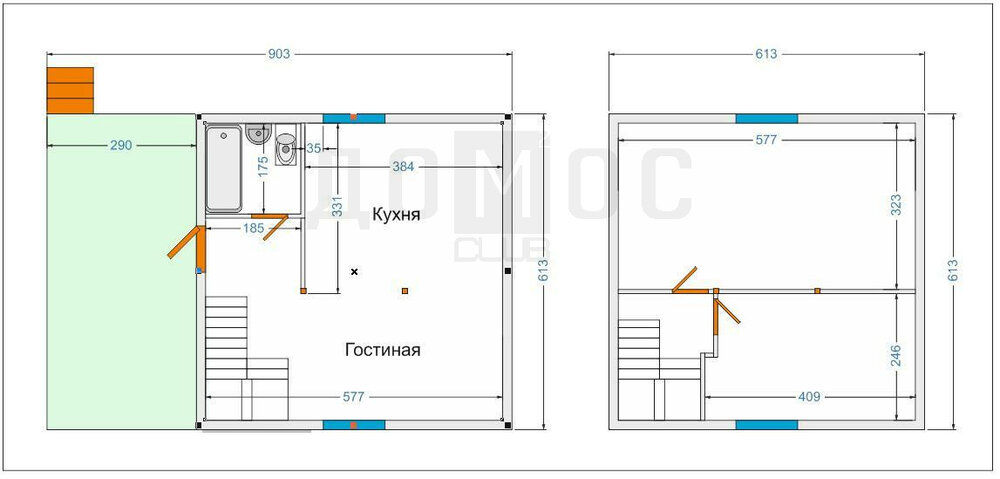 к.п. Александрия, ул. Калашникова, 36 (городской округ Белоярский, д. Гусева) - фото дома (2)