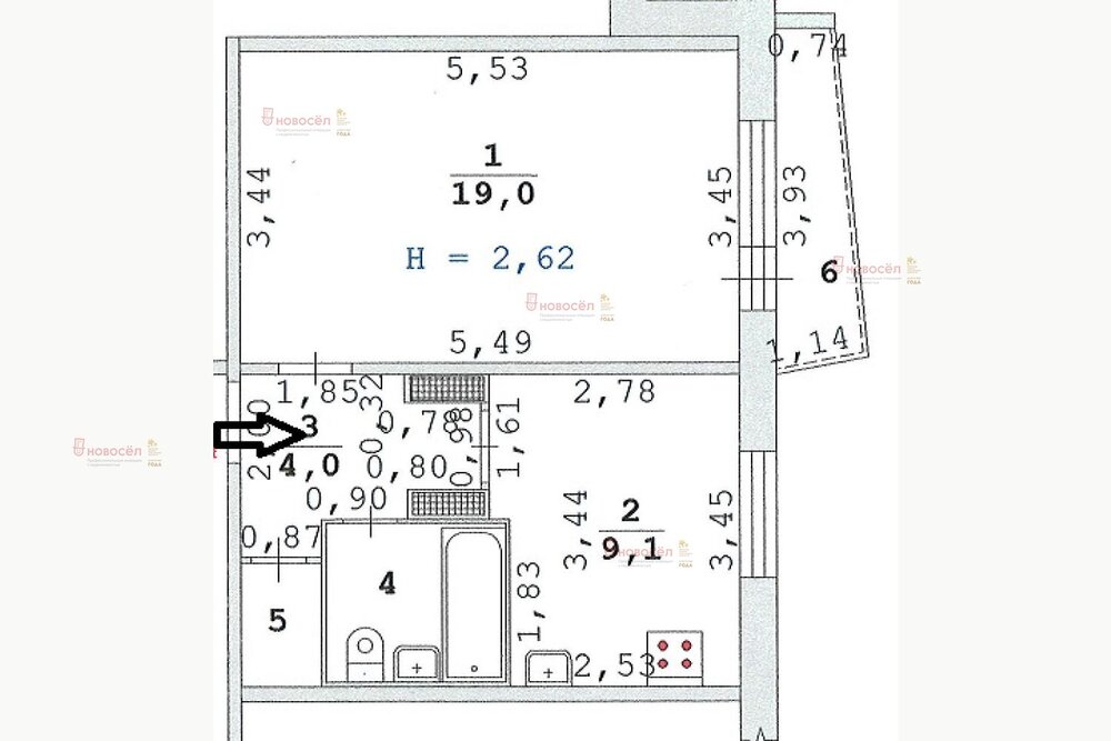 Екатеринбург, ул. Белореченская, 7 (Юго-Западный) - фото квартиры (1)