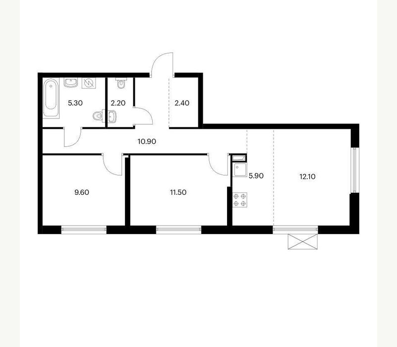 Екатеринбург, ул. Гаршина, 3/3 (Уктус) - фото квартиры (1)