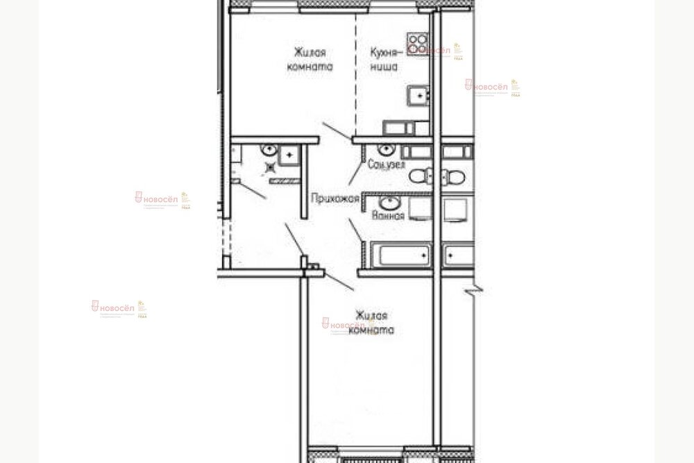 Екатеринбург, ул. Рассветная, 8/1 (ЖБИ) - фото квартиры (1)