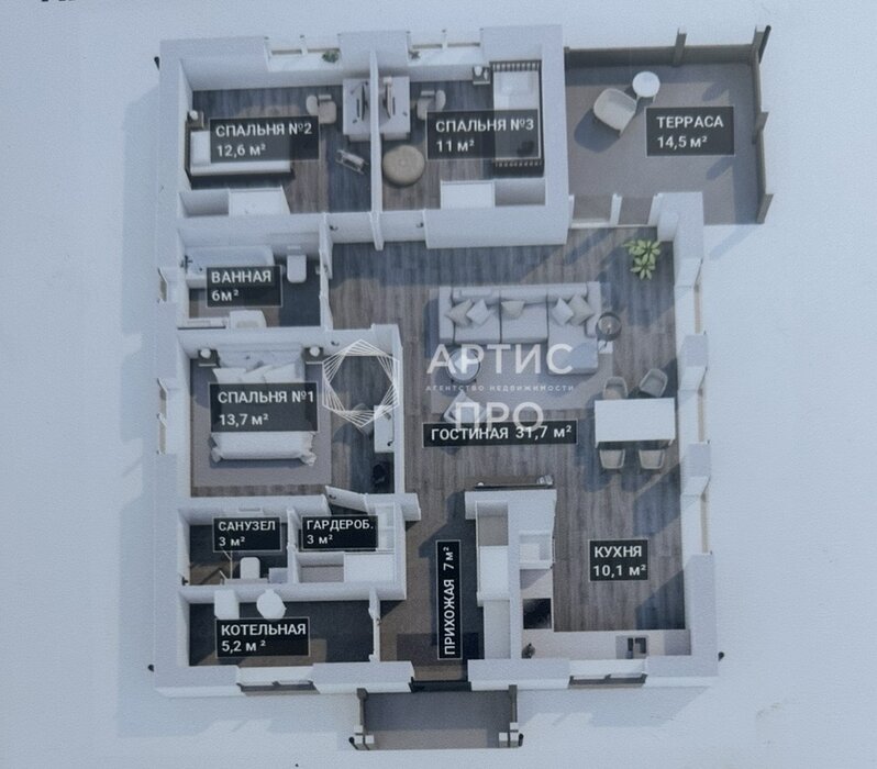 п. Прохладный, ул. Ягодная, 12 (городской округ Белоярский) - фото дома (6)