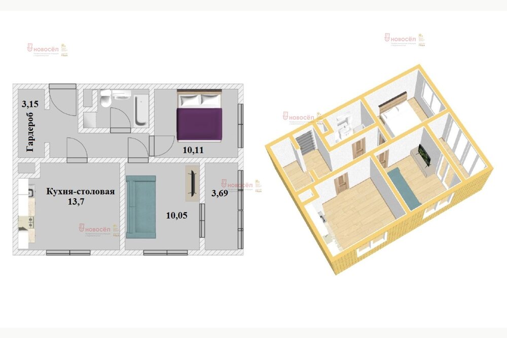 Екатеринбург, ул. Учителей, 33/3 (Пионерский) - фото квартиры (1)