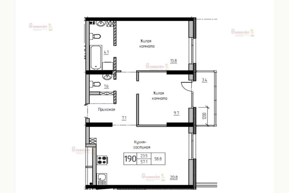 Екатеринбург, ул. Александровская, 3/а (Пионерский) - фото квартиры (1)