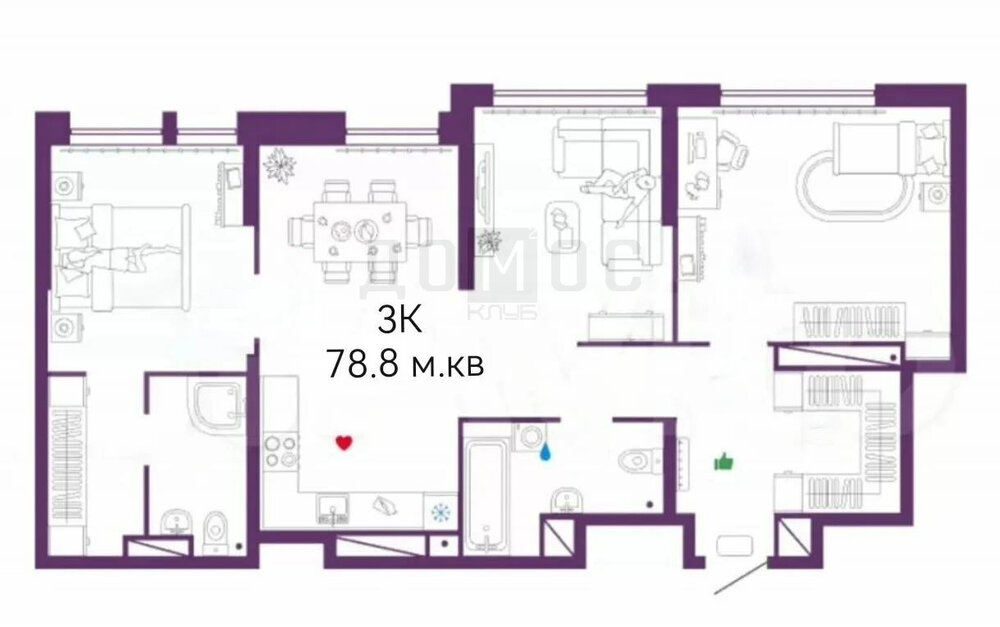 Екатеринбург, ул. Сибирский, 24 д (Сибирский тракт) - фото квартиры (6)
