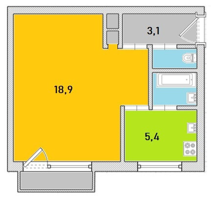 Екатеринбург, ул. Ильича, 52 (Уралмаш) - фото квартиры (8)
