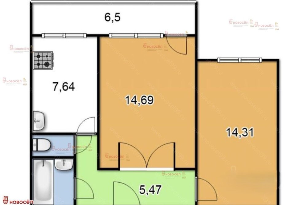 Екатеринбург, ул. Индустрии, 57/1 (Уралмаш) - фото квартиры (1)