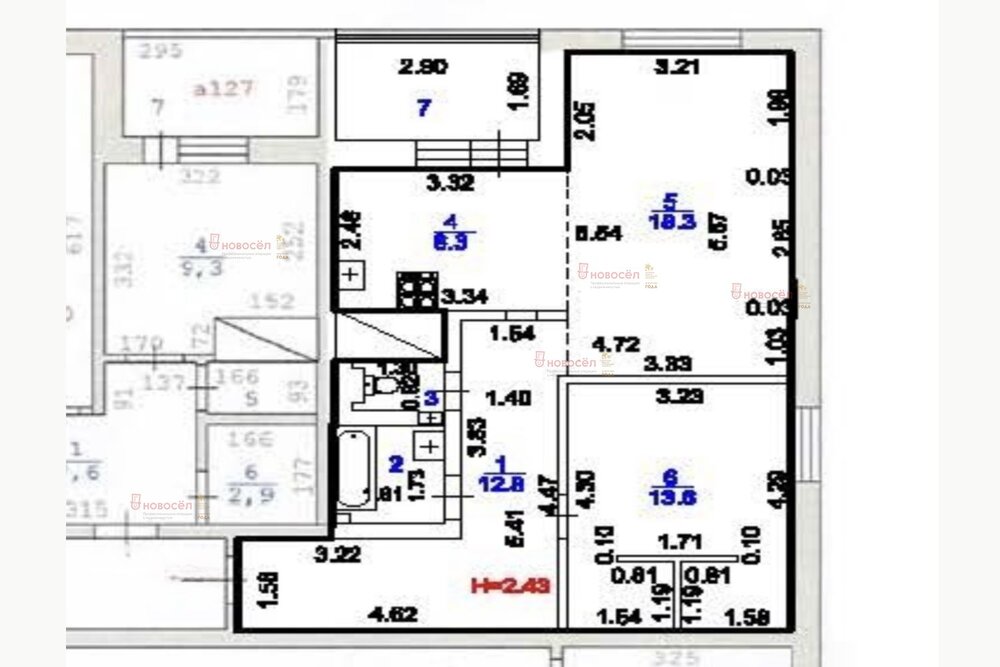 Екатеринбург, ул. Базовый, 50 (Автовокзал) - фото квартиры (1)