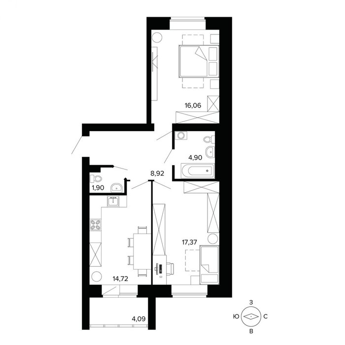 г. Березовский, ул. Победы, 34 (городской округ Березовский) - фото квартиры (3)
