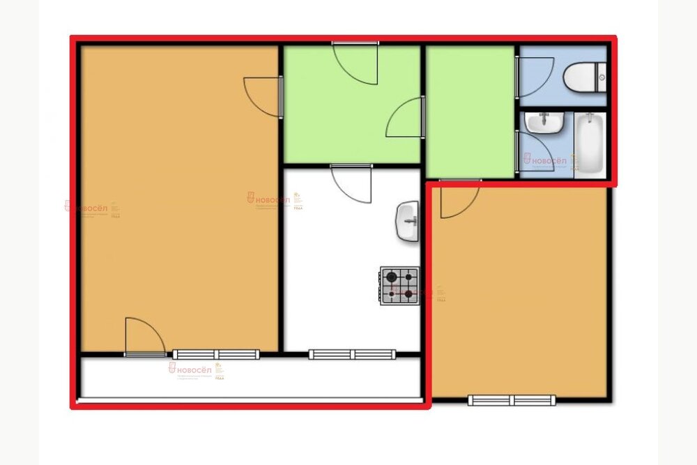 Екатеринбург, ул. Академика Бардина, 25/2 (Юго-Западный) - фото квартиры (2)