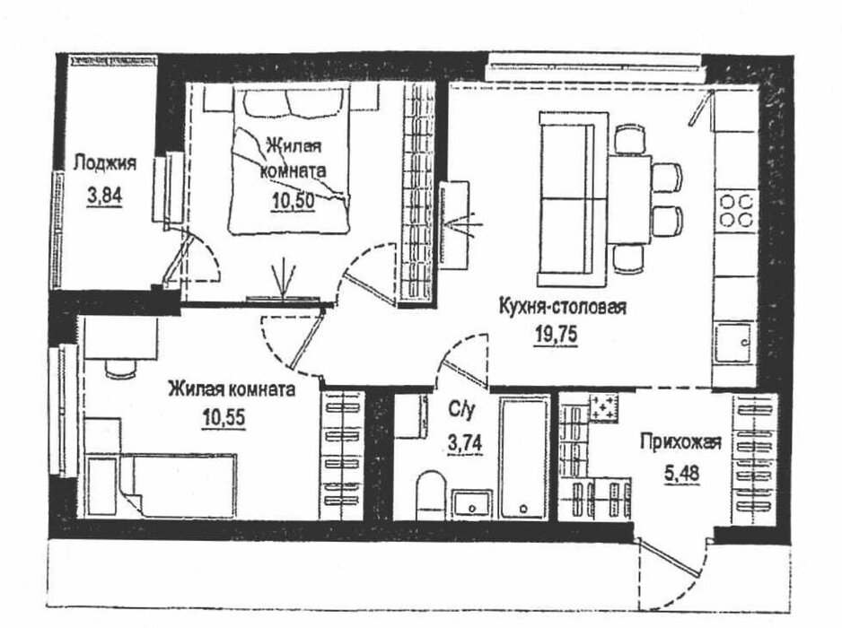 Екатеринбург, ул. Лучистая, 8 (Солнечный) - фото квартиры (7)