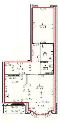 Екатеринбург, ул. Юлиуса Фучика, 1 (Автовокзал) - фото квартиры (2)