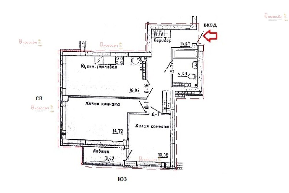 Екатеринбург, ул. Крестинского, 6 (Ботанический) - фото квартиры (1)