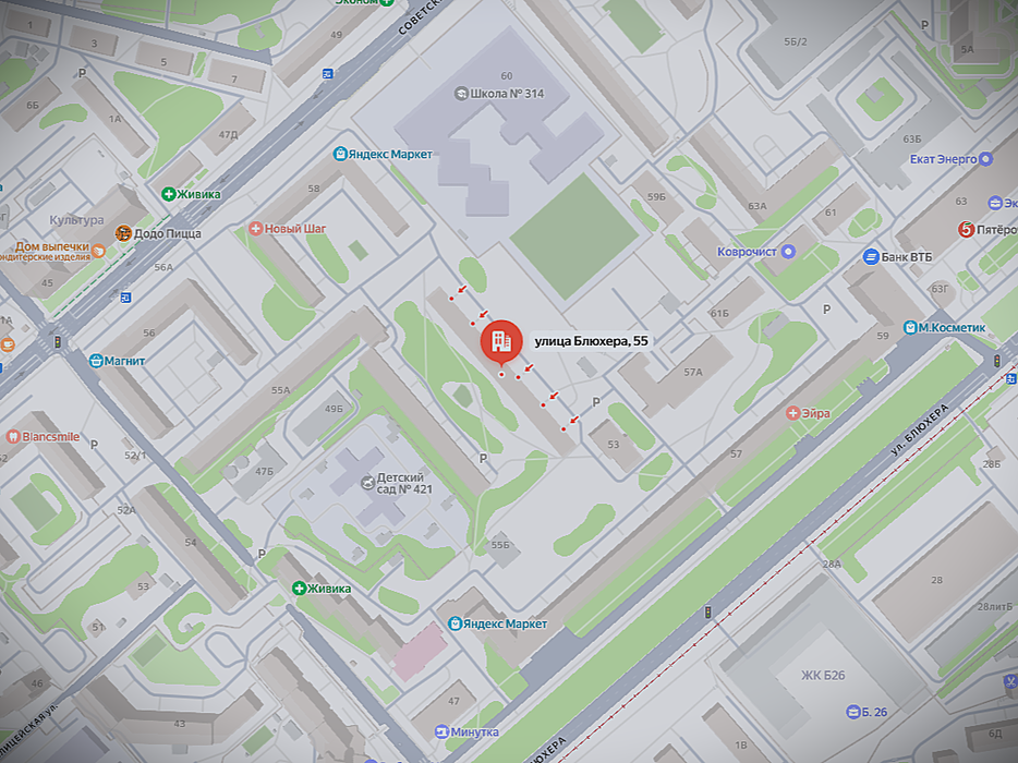 Екатеринбург, ул. Блюхера, 55 (Пионерский) - фото квартиры (6)