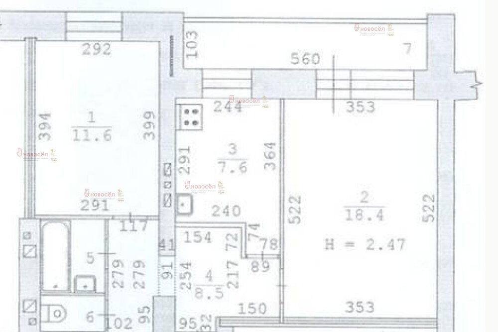 Екатеринбург, ул. Рассветная, 13 (ЖБИ) - фото квартиры (1)