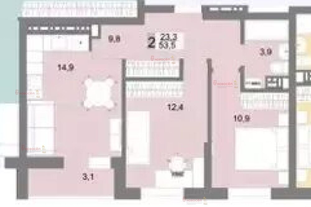 Екатеринбург, ул. Монтерская, 4 (Вторчермет) - фото квартиры (1)