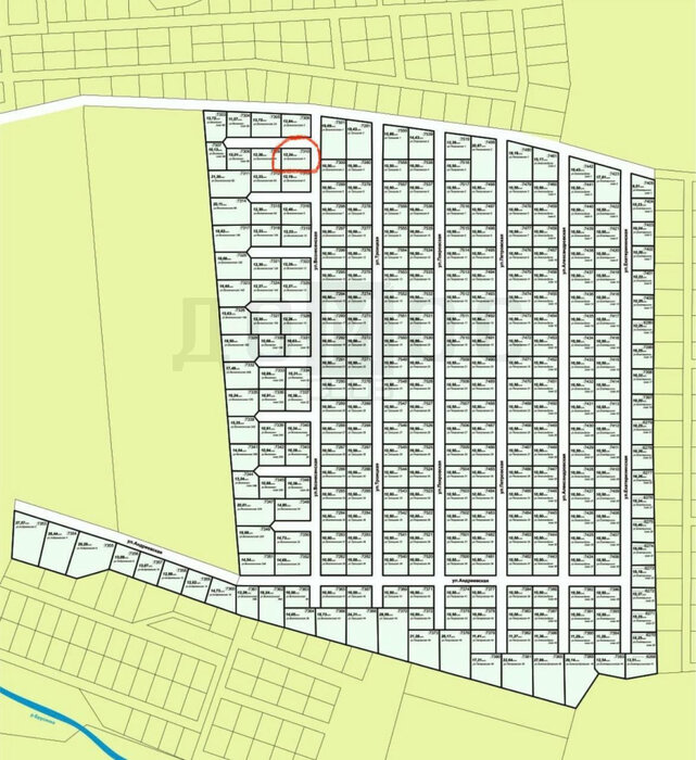 д. Гусева, ул. Вознесенская, 4 (городской округ Белоярский) - фото земельного участка (2)