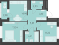 Продажа квартиры: Екатеринбург, ул. улица Академика Парина, дом, 13.1.1, Квартал Новая Олимпика (Дом 13.1.1) - Фото 1