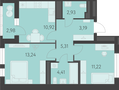 Продажа квартиры: Екатеринбург, ул. улица Академика Парина, дом, 13.1.1, Квартал Новая Олимпика (Дом 13.1.1) - Фото 1