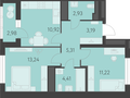 Продажа квартиры: Екатеринбург, ул. улица Академика Парина, дом, 13.1.1, Квартал Новая Олимпика (Дом 13.1.1) - Фото 1