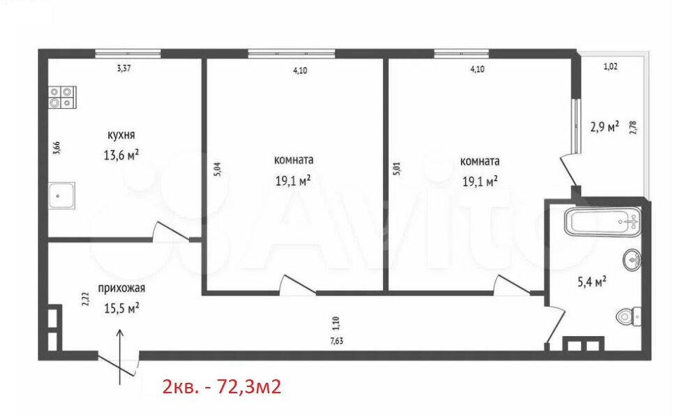 Екатеринбург, ул. Шевелева, 7 (ВИЗ) - фото квартиры (6)