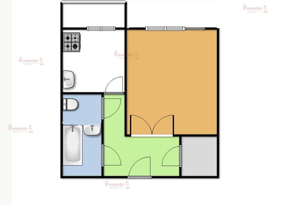 Екатеринбург, ул. Бакинских комиссаров, 95 (Уралмаш) - фото квартиры (1)