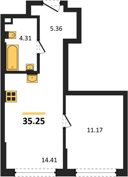 Екатеринбург, ул. Космонавтов, 91г (Уралмаш) - фото квартиры (1)