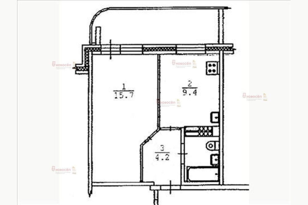 Екатеринбург, ул. Вилонова, 6 (Пионерский) - фото квартиры (1)