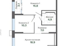 Екатеринбург, ул. Амундсена (Юго-Западный) - фото квартиры