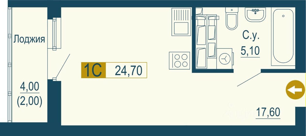 Екатеринбург, ул. Татищева, 105 (ВИЗ) - фото квартиры (4)