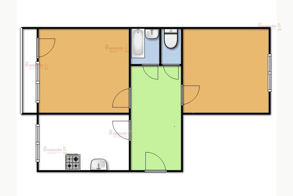 Екатеринбург, ул. Викулова, 44/2 (ВИЗ) - фото квартиры (1)