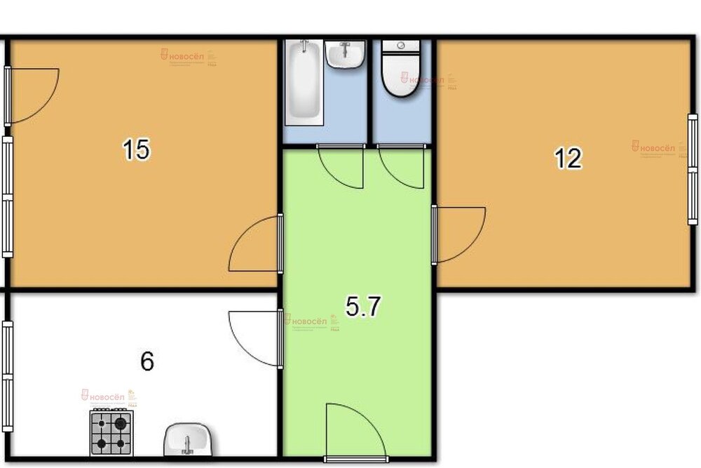 Екатеринбург, ул. Испытателей, 14 (Кольцово) - фото квартиры (1)