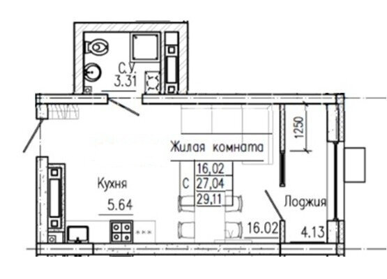 Екатеринбург, ул. Ляпустина, 5 (Вторчермет) - фото квартиры (2)