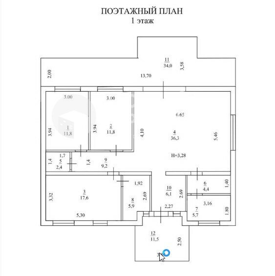 к.п. Гринтер, д. 70 (Екатеринбург, с. Горный щит) - фото коттеджа (2)