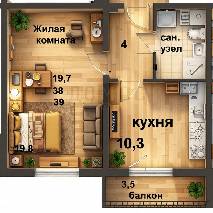 Екатеринбург, ул. Рассветная, 8к1 (ЖБИ) - фото квартиры (2)