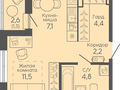 Продажа квартиры: Екатеринбург, ул. Новокольцовский, дом №7, ЖК Новокольцовский (Дом №7) - Фото 1