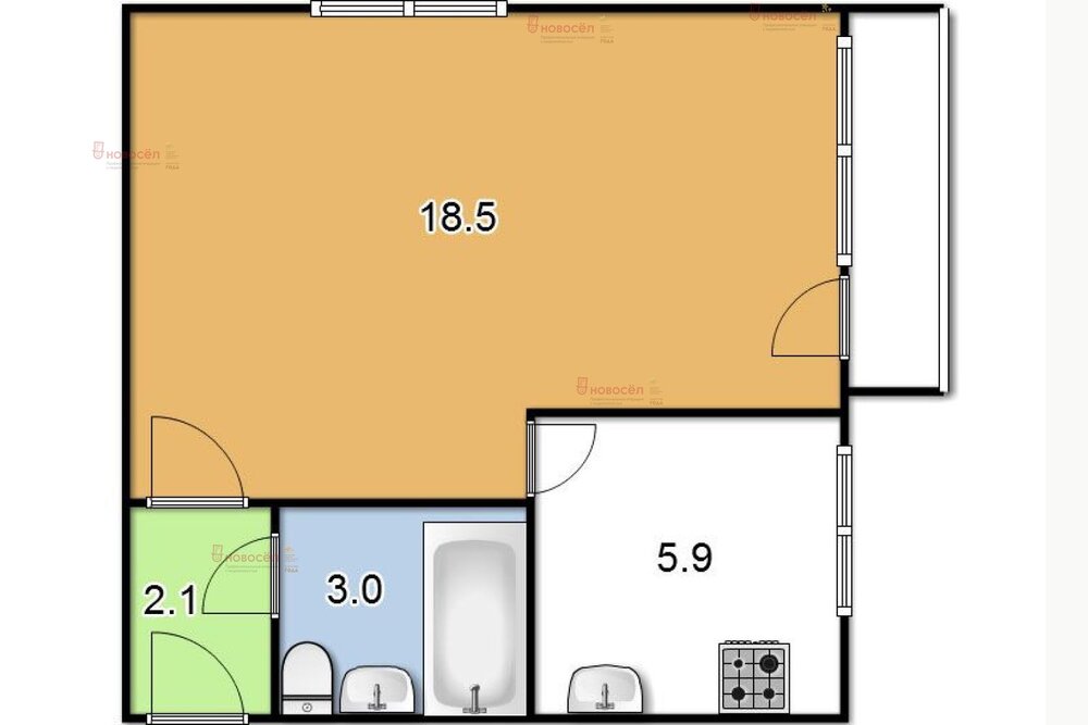 Екатеринбург, ул. Зенитчиков, 110 (Вторчермет) - фото квартиры (1)