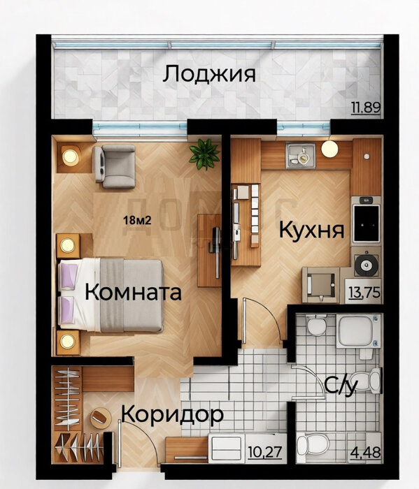 Екатеринбург, ул. Щербакова, 20 (Уктус) - фото квартиры (2)