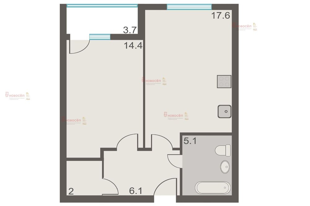 Екатеринбург, ул. Татищева, 47/а (ВИЗ) - фото квартиры (1)