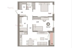 Екатеринбург, ул. Пехотинцев, 2/д (Новая Сортировка) - фото квартиры