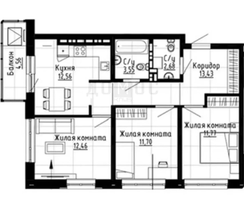 Екатеринбург, ул. Металлургов, 63/2 (ВИЗ) - фото квартиры (8)