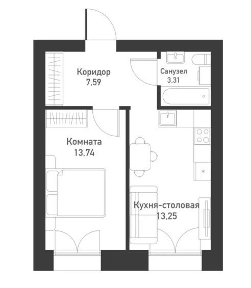 Екатеринбург, ул. Амундсена, 185 (Академический) - фото квартиры (3)