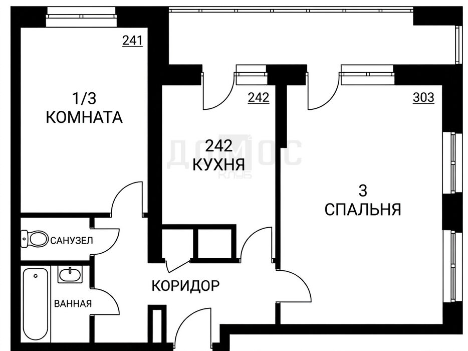 Екатеринбург, ул. Стачек, 59 (Эльмаш) - фото квартиры (3)