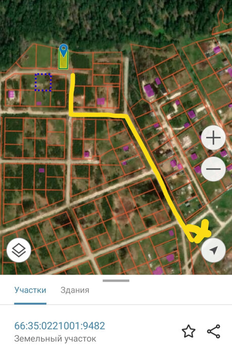п. Сарапулка, ул. Ароматная (городской округ Березовский) - фото земельного участка (3)