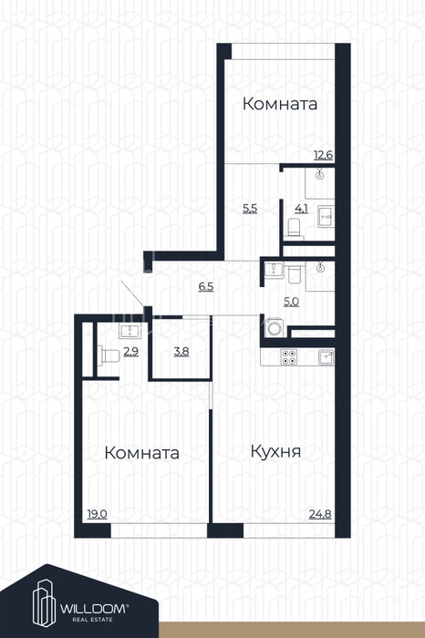 Екатеринбург, ул. Октябрьская, 5 (Центр) - фото квартиры (2)