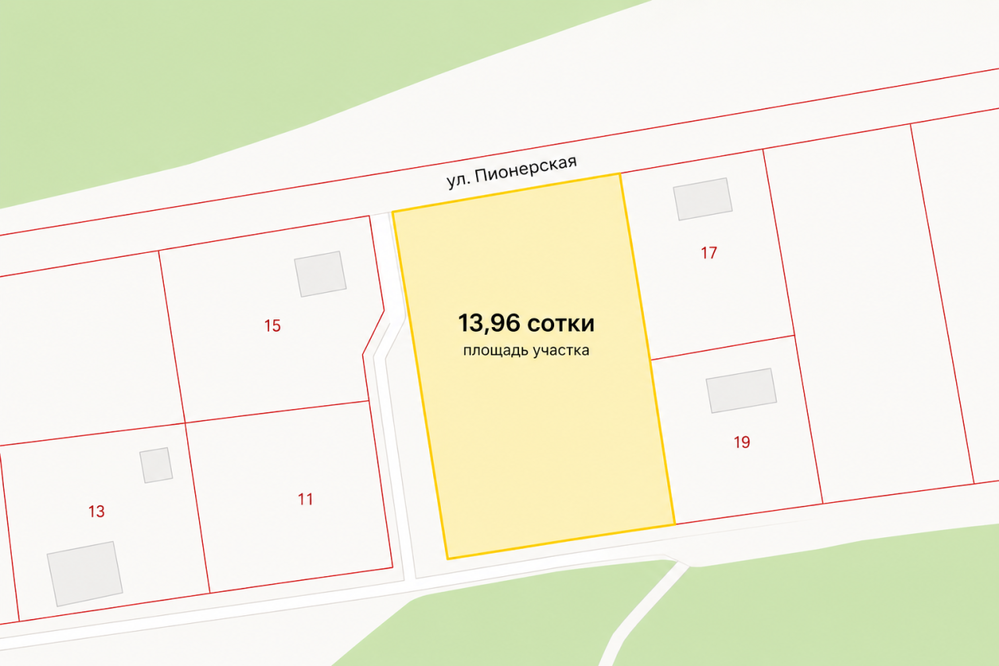 с. Исетское, ул. Пионерская, 15а (городской округ Каменский) - фото земельного участка (2)