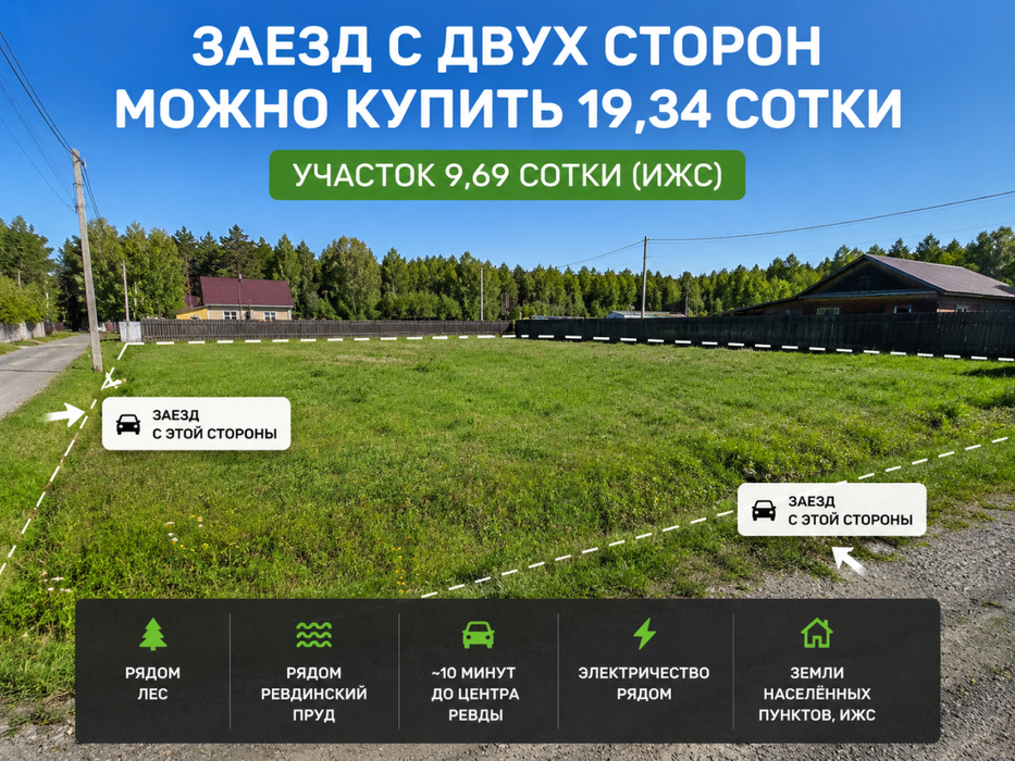 г. Ревда, ул. Дубравная, 84 (городской округ Ревда) - фото земельного участка (3)