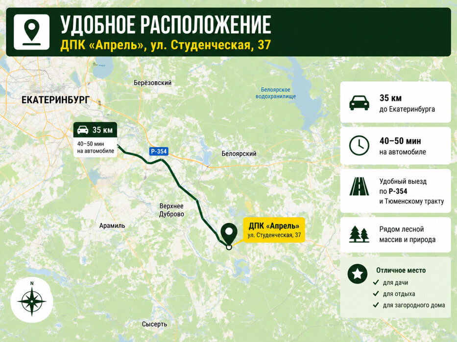 поселок городского типа Уральский, ул. тер. ДПК Апрель, ул Студенческая, 37 - фото земельного участка (7)
