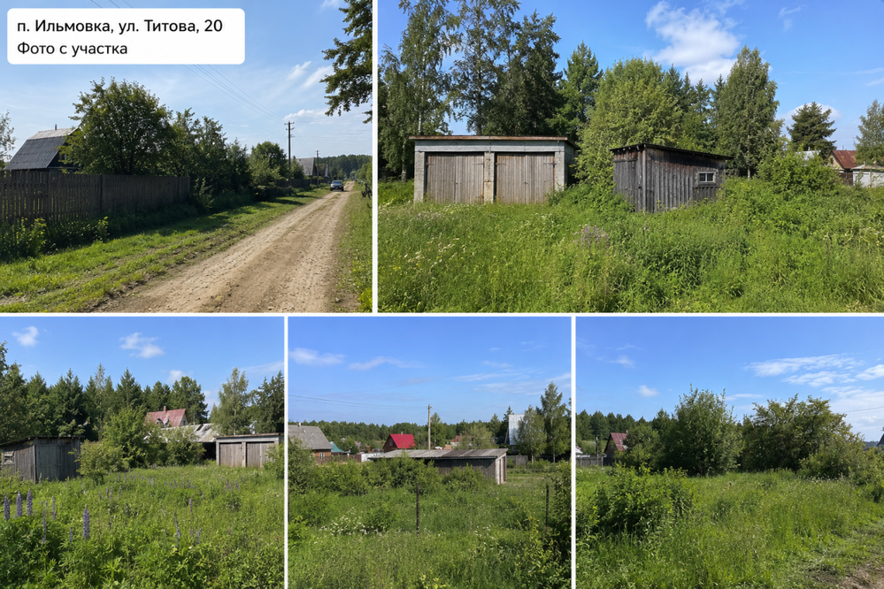 п. Ильмовка, ул. Титова, 20 (городской округ Первоуральск) - фото земельного участка (4)