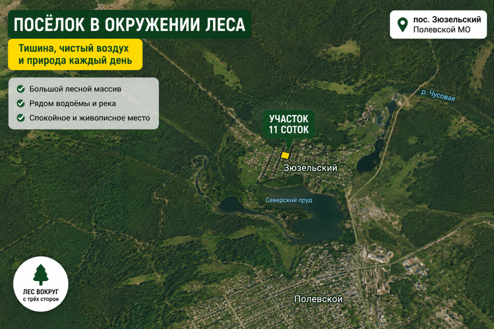п. Зюзельский, ул. Пролетарская, 12 (городской округ Полевской) - фото земельного участка (5)